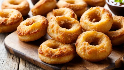 Picarones is a Peruvian dessert of pumpkin donuts.