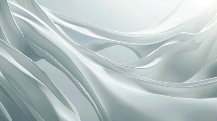 abstract background with white and blue fabric