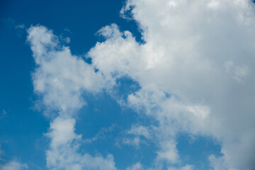 blue sky with clouds