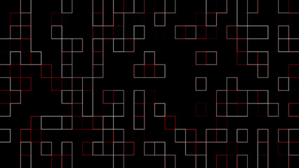 Royal green line squire frame technological shape background illustration.