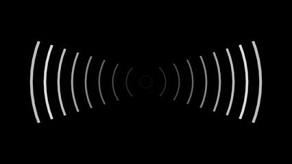 Radio wave circle background. Wi-Fi Were less signal illustration background.