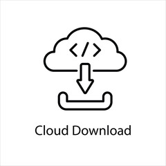 Cloud Download icon