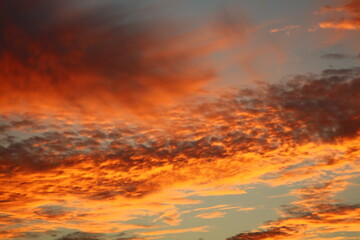 Fototapeta premium sunset in the sky