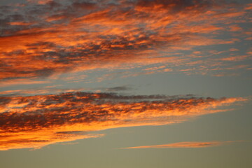 Fototapeta premium sunset in the sky