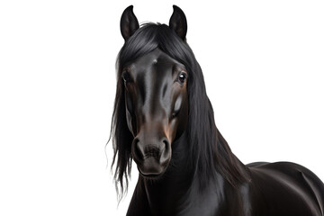 Elegant Mare Isolated on Transparent Background PNG format