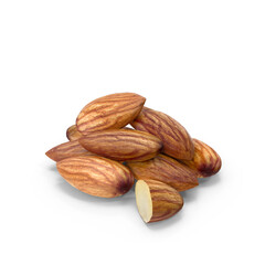 Fresh Almond Nuts in Natural Light - Perfect for Healthy Snacking and Nutritional Boosts.