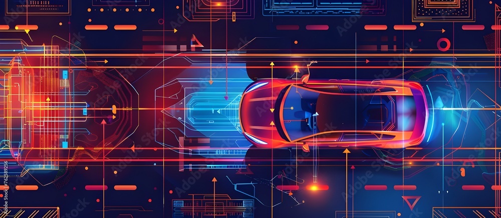 Poster Integrated control system simulation and autonomous driving in smart city
