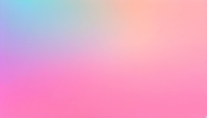 Fototapeta premium Abstract pink pastel holographic blurred grainy gradient background texture. Colorful digital grain soft noise effect pattern. Lo-fi multicolor vintage retro design