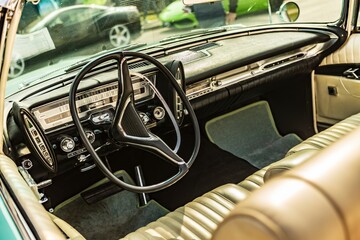 Classic American Car Interior