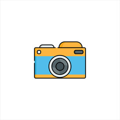 Camera Lineal Icon. Vector Art.