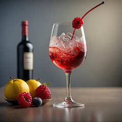 Cocktail. Generative AI Technologie - obrazy, fototapety, plakaty