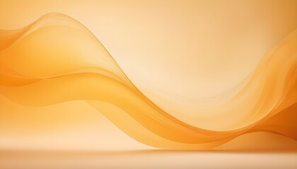 Picture a wave of warm, sunny oranges and yellows, with delicate, wispy patterns that evoke the sense of calm and tranquility of a beautiful autumn day.