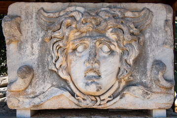 The Temple of Apollo at Didyma antique city in Didim, Aydin - Turkey

