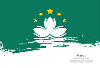 Fototapeta na wymiar Flag of Macau