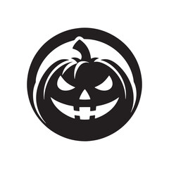 MobileGlowing Gourds: Vector Jack-o'-Lantern Silhouettes Illuminating the Spirit of Halloween. Pumpkin vector, Jack-o'-lantern black illustration.