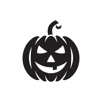 MobileGlowing Gourds: Vector Jack-o'-Lantern Silhouettes Illuminating the Spirit of Halloween. Pumpkin vector, Jack-o'-lantern black illustration.