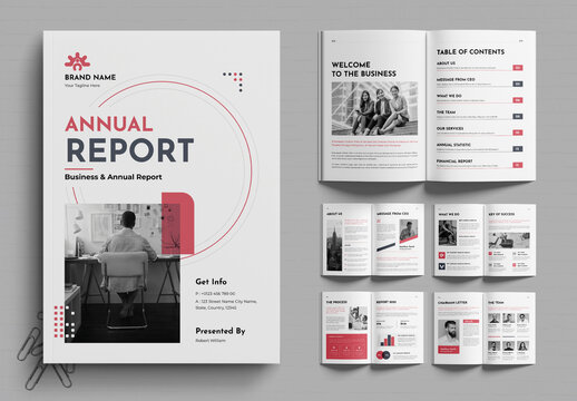Annual Report Brochure Template