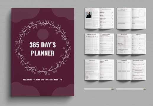 Yearly Goals Planner Template