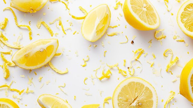 lemon zest background.
