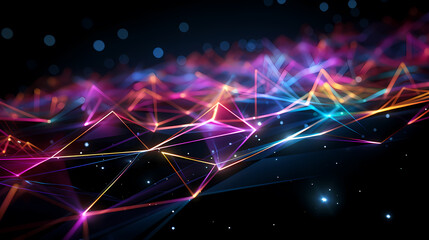 Obraz premium Internet lines abstract background