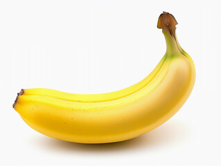 Pristine Banana on White