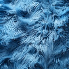 Obraz premium blue fur background.