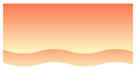 Yellow and orange gradient shapes for paper corners. Vector illustration.
