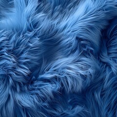 Obraz premium blue fur background.