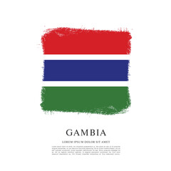 Fototapeta premium Flag of Gambia