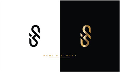 SH, HS,S , H, Abstract Letters Logo monogram