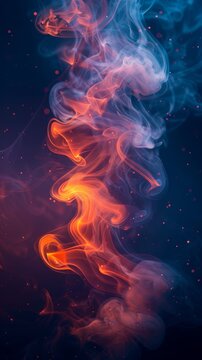 Abstract Smoke Patterns - High Definition Wallpaper for Artistic Backgrounds Generative AI