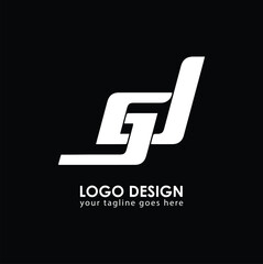 JD DD Logo Design, Creative Minimal Letter DD JD Monogram