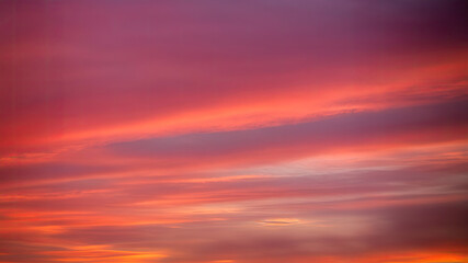 Celestial Canvas: A Symphony of Sunset Hues