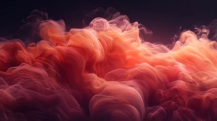 Foto op Plexiglas Vibrant abstract artwork evoking the vitality and energy of the human heart, expressed through flu © Jūlija