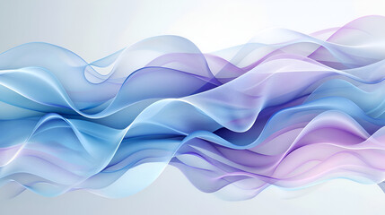 Fototapeta premium abstract colorful background with wave lines and sparkles ,abstract background with smooth lines in blue and purple colors, illustration