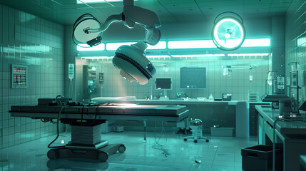 AI-Equipped Modern Medical Examination Room