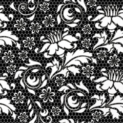 Hand draw seamless pattern floral elements. Arabic, oriental, indian motiv. Hand draw vector illustration