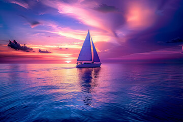 Sunset Sail Serenity