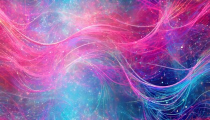 sparkly pink blue shimmering party fun feminine background multicoloured random unsymmetrical flowing wispy background ideal for celebrations and party themes - obrazy, fototapety, plakaty