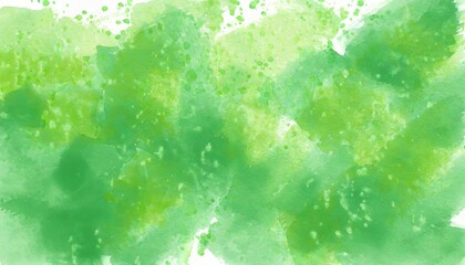 Fototapeta na wymiar abstract bright green watercolor background