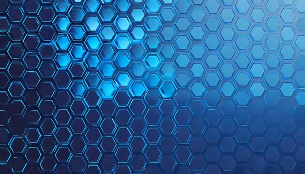 Fototapeta abstract modern classic blue honeycomb background