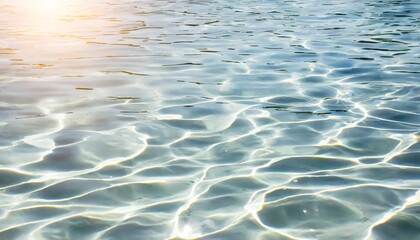 white water with ripples on the surface defocus blurred white colored clear calm water surface...