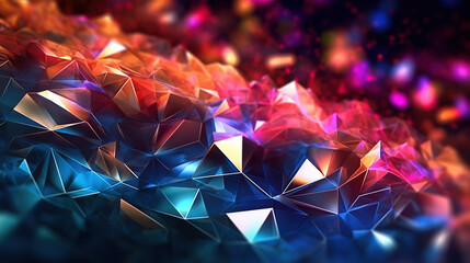 abstract background with geometric. Generative AI