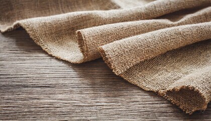 brown linen fabric texture or background
