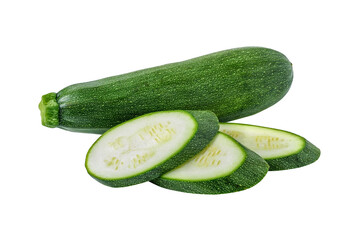 Fresh zucchini transparent png
