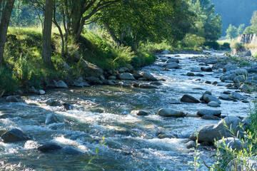 río de montaña