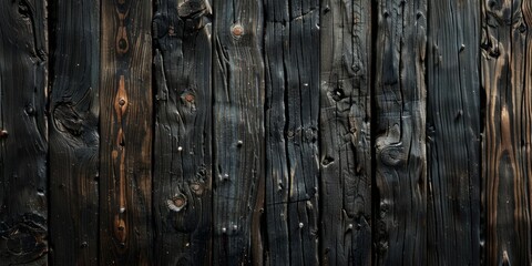 texture of black burnt boards. grunge background, backdrop.