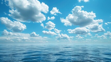 Obraz premium sky and sea background.