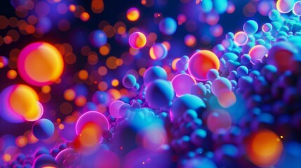 Quantum dots fluoresce under ultraviolet light, showcasing their potential for next-generation...
