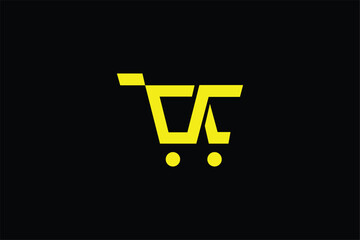 letter c logo, letter c and d logo, letter d logo, ecommerce logo, shopping trolly logo, logomark, brandmark